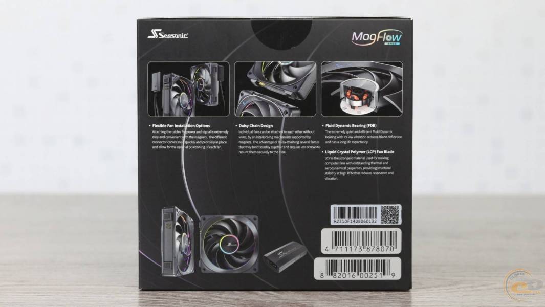 Seasonic MagFlow ARGB 120 mm 3-Pack-1