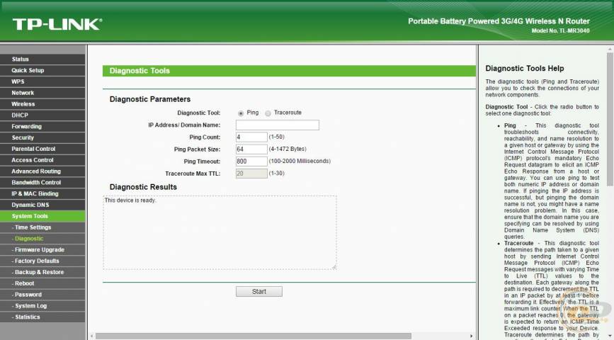 TP-LINK TL-MR3040 3G/4G