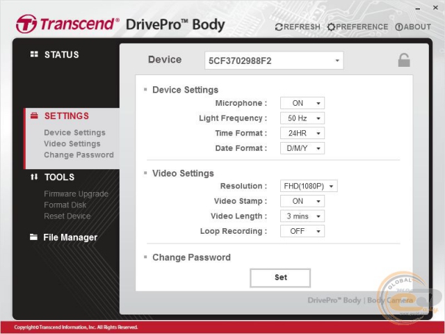 Transcend DrivePro Body 20