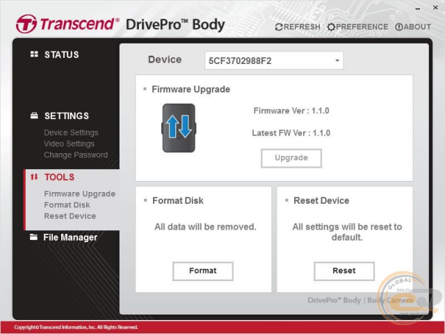 Transcend DrivePro Body 20