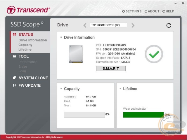 Transcend MTS820S