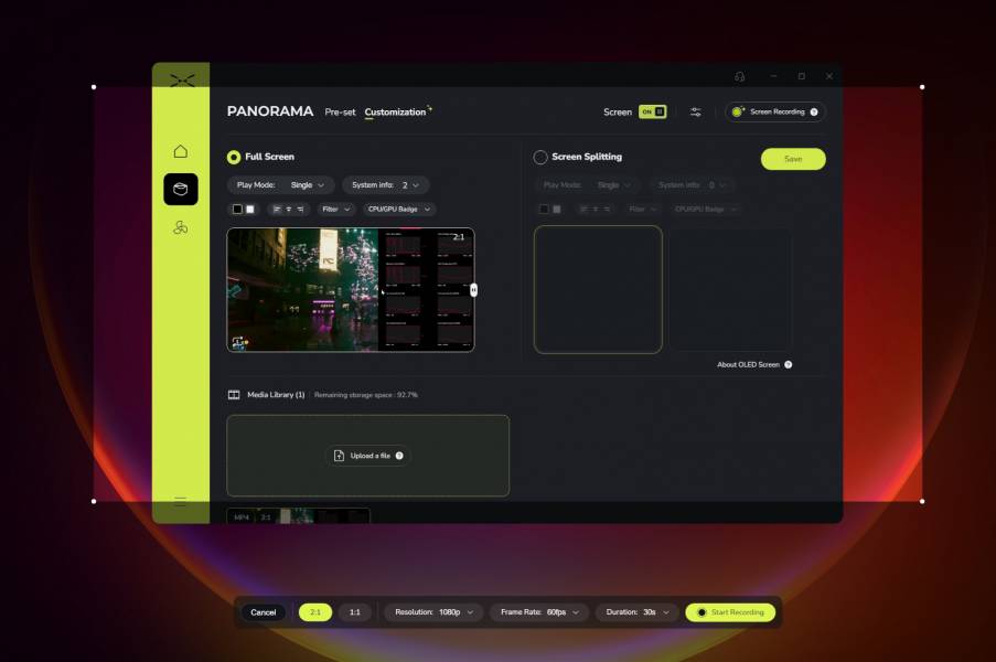TRYX PANORAMA ARGB 240-3