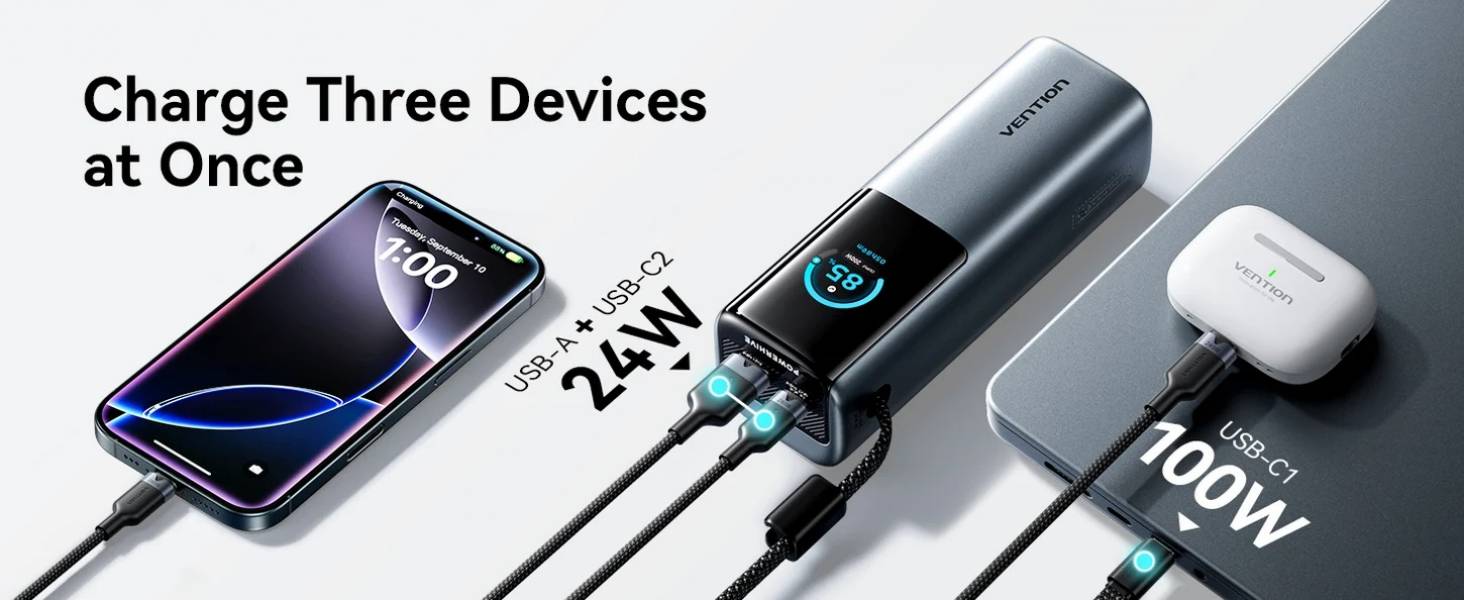 Vention 27000 mAh 200W-2