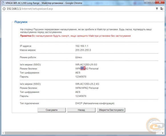 Vinga WR-AC1200